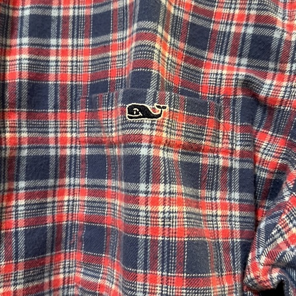 Vineyard Vines plaid flannel button down - Picture 2 of 8